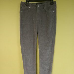 Joe Fresh slim grey corduroy